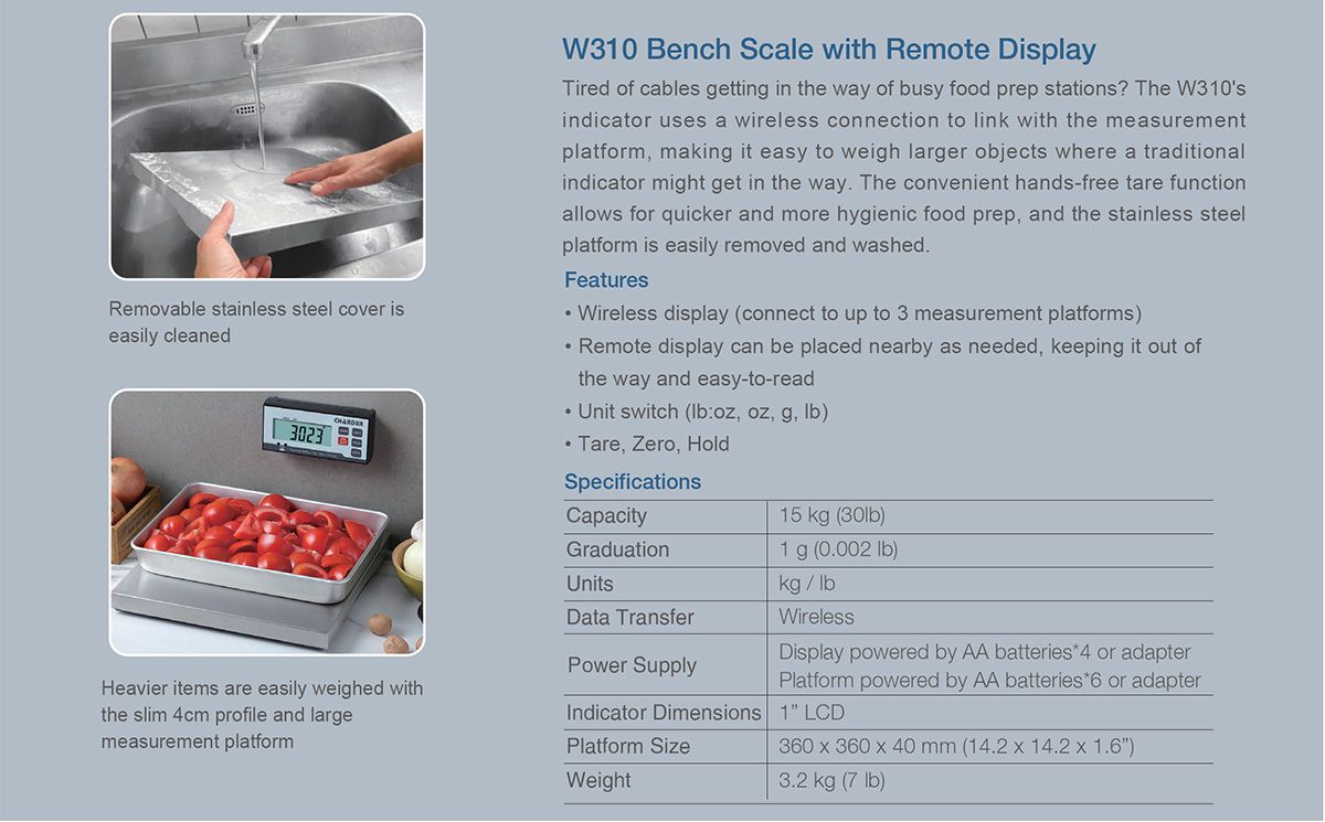 Used Tree PIZA25+ Wireless Bench Food Scale